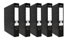 CAESAR Executive - pořadač pákový A4, 5 cm, rado, černý hřbet - obrázek