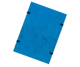 Documents Folder A4 RainbowLine, cotton, bothside cover, pressboard Blue 