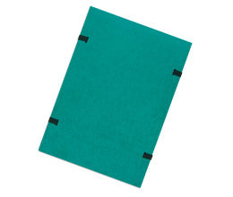 Documents Folder A4 RainbowLine, cotton, bothside cover, pressboard Green 