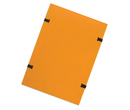 Documents Folder A4 RainbowLine, cotton, bothside cover, pressboard Yellow 