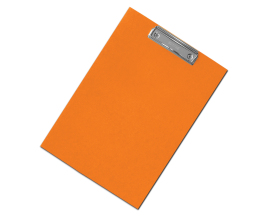 CAESAR Senator - podložka psací  A4 s klipem, oranžová