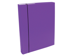 Document File A4/30 PP with elastic holder, Violet 