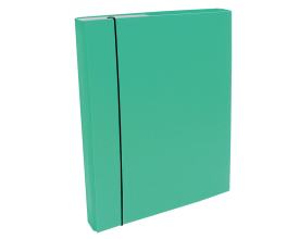Document File A4/30 PP with elastic holder, Turquoise 