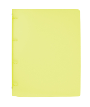 Level Arch File with 4 ring binder A4/20 PP Opaline, transparent, Yellow