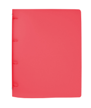 Level Arch File with 4 ring binder A4/20 PP Opaline, transparent, Pink