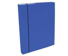 Document File A4/30 PP with elastic holder, Blue 