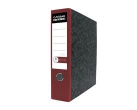 Lever Arch File A4/80 Executive, Compressor Bar - colored spine Red 