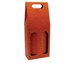 Odnosná krabica na víno VINKY-2 RainbowLine oranžová