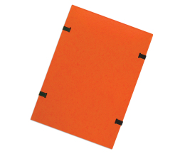 CAESAR Senator - desky spisové A4 s tkanicí, oranžové