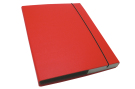 Document File A4/30 PP with elastic holder, Red