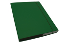 Document File A4/30 PP with elastic holder, Green