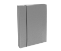 Document File A5/30 PP with elastic holder, Grey
