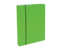 Document File A5/30 PP with elastic holder, Green Light