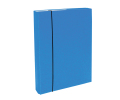 Document File A5/30 PP with elastic holder, Blue Light