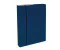 Document File A5/30 PP with elastic holder, Blue Dark