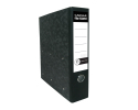 Lever Arch File With Storage Pocket A4/75 Executive Black Spine