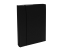 Document File A5/30 PP with elastic holder, Black