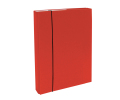 Document File A5/30 PP with elastic holder, Red