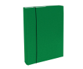 Document File A5/30 PP with elastic holder, Green