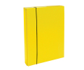 Document File A5/30 PP with elastic holder, Yellow
