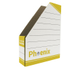 Archive Magazine File A4 Phoenix (320x255x80mm) Yellow 25pcs - Obrázek