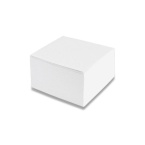 CAESAR Office - špalíček lepený 9 x 9 x 4,5 cm, bílý