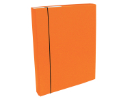 Box na spisy s gumkou A4/30 PP  oranžový