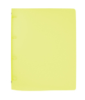 Level Arch File with 4 ring binder A4/20 PP Opaline, transparent, Yellow