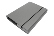 Box na spisy s gumkou A5/30 PP šedý