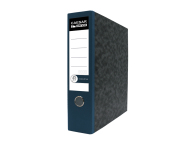 Lever Arch File A4/80 Executive, Compressor Bar - colored spine Blue 