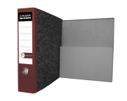 CAESAR Office Executive - pořadač archivní A4, 8 cm složená kapsa, červený hřbet
