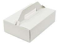 Krabice na zákusky s uchem 27,0x18,0x8,0cm 50ks