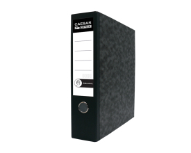 Lever Arch File A4/80 Executive, Compressor Bar - colored spine Black 