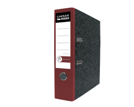 Lever Arch File A4/75 Executive, RADO, Compressor Bar - colored spine Red 