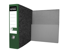 CAESAR Executive - pořadač archivní A4, 8 cm složená kapsa, zelený hřbet