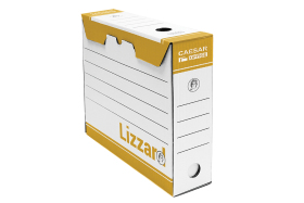 Archivační krabice A4 Lizzard 340x305x85mm žlutý potisk