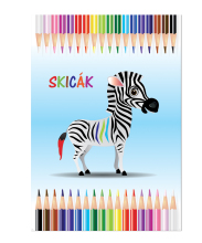 *Skicák školní A4, 180g  20listů