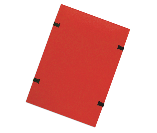 Deska spisová A4 RainbowLine červená s tkanicí, vn.výlep