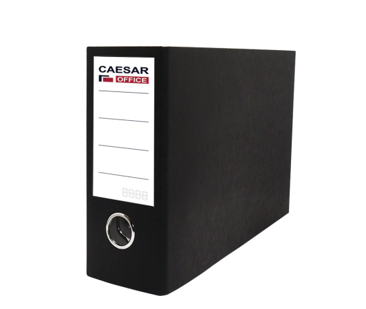 CAESAR Senator - pořadač pákový A5, 8 cm na šířku, černý